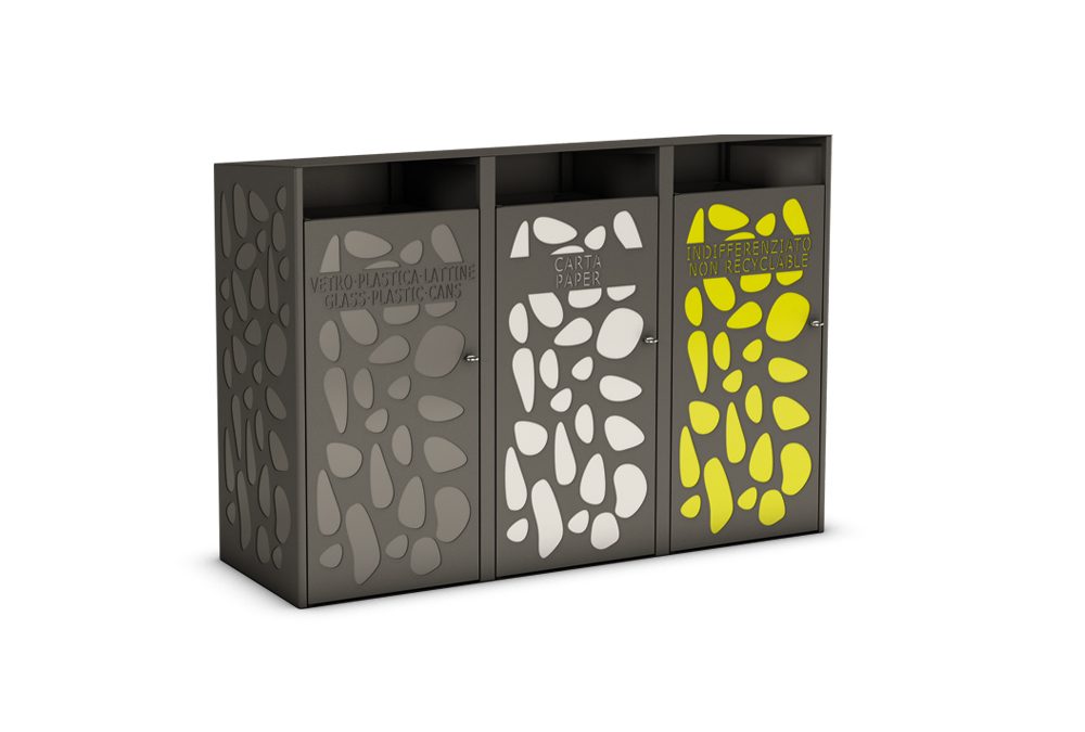 COVER BIN CLAPS RECYCLING BIN
